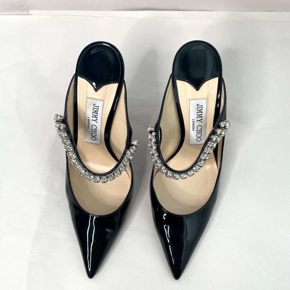Jimmy Choo Patent Leather Bing 100 Heels - Picture 7 of 10